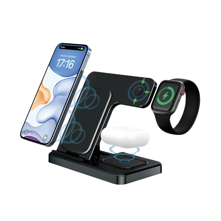 Soporte Plegable para iPhone, Apple Watch y AirPods